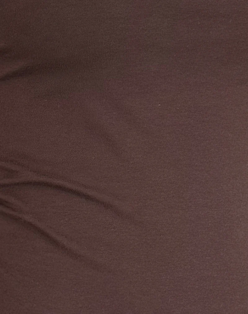 Shaelo Bandeau Top in Deep Mahogany - Image 6