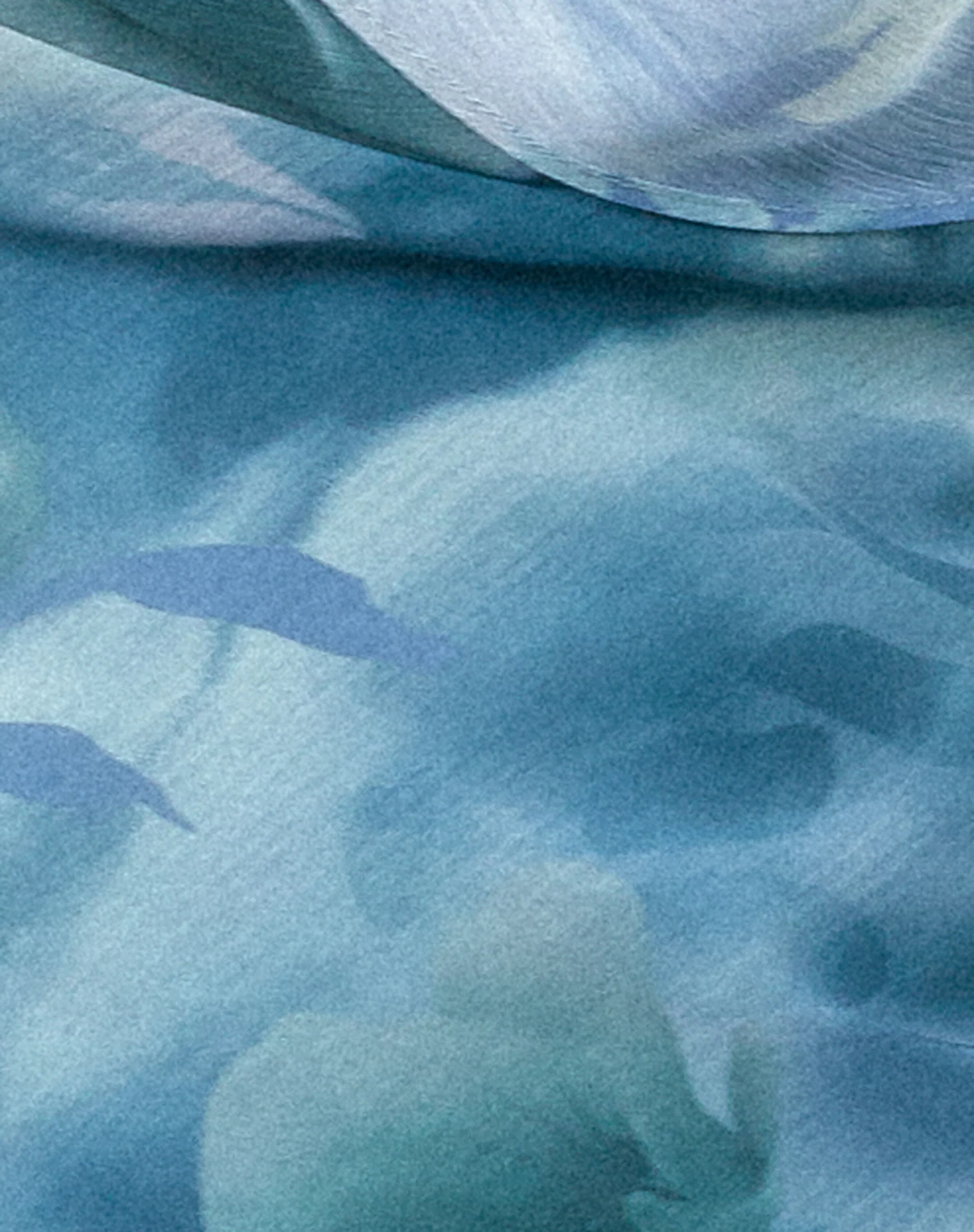 Shahira Top in Watercolour Floral Blue - Image 6