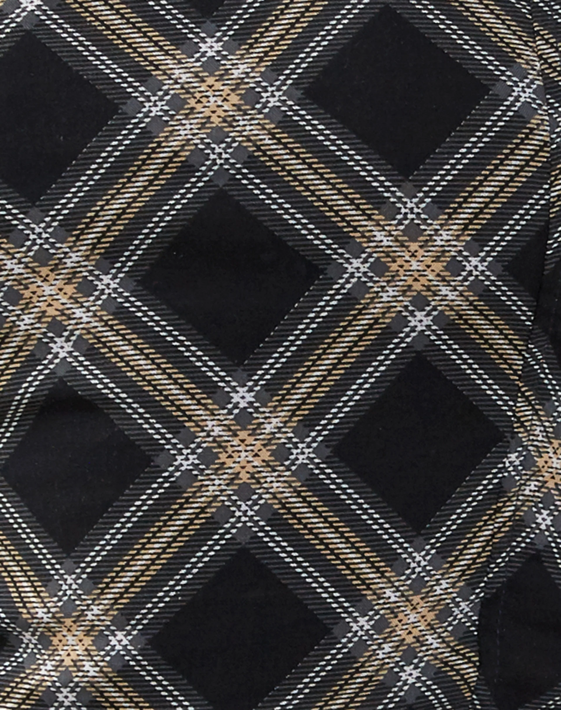 Shaloe Bandeau Top and Scarf Set in Black and Grey Check - Image 7