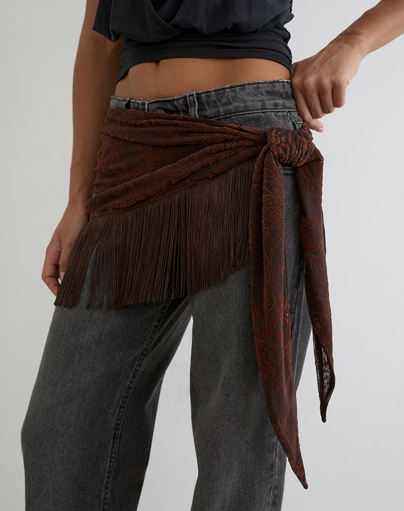 Shantari Sarong in Fine Leaf Flower Ganache - Image 4