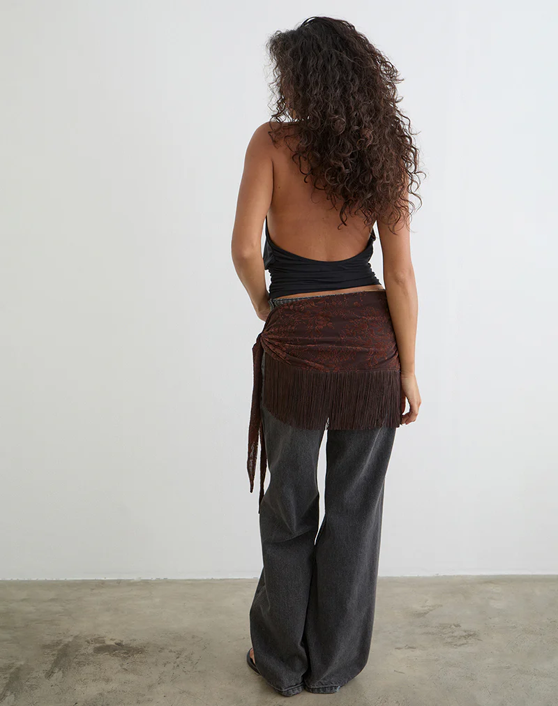 Shantari Sarong in Fine Leaf Flower Ganache - Image 5