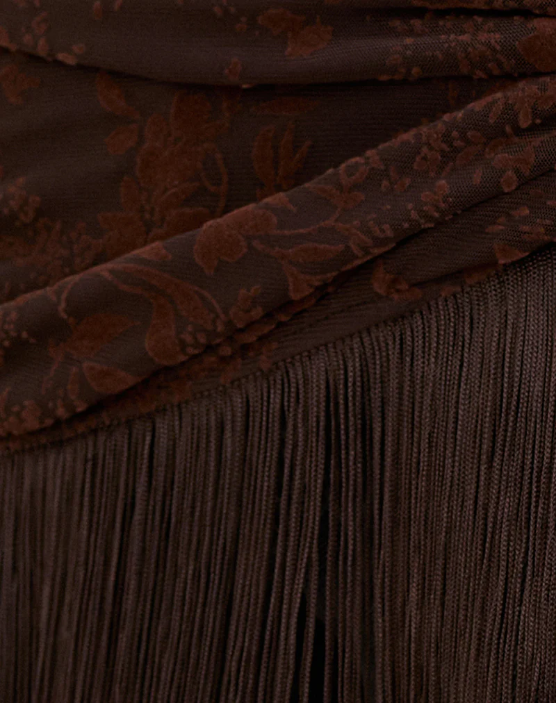 Shantari Sarong in Fine Leaf Flower Ganache - Image 6