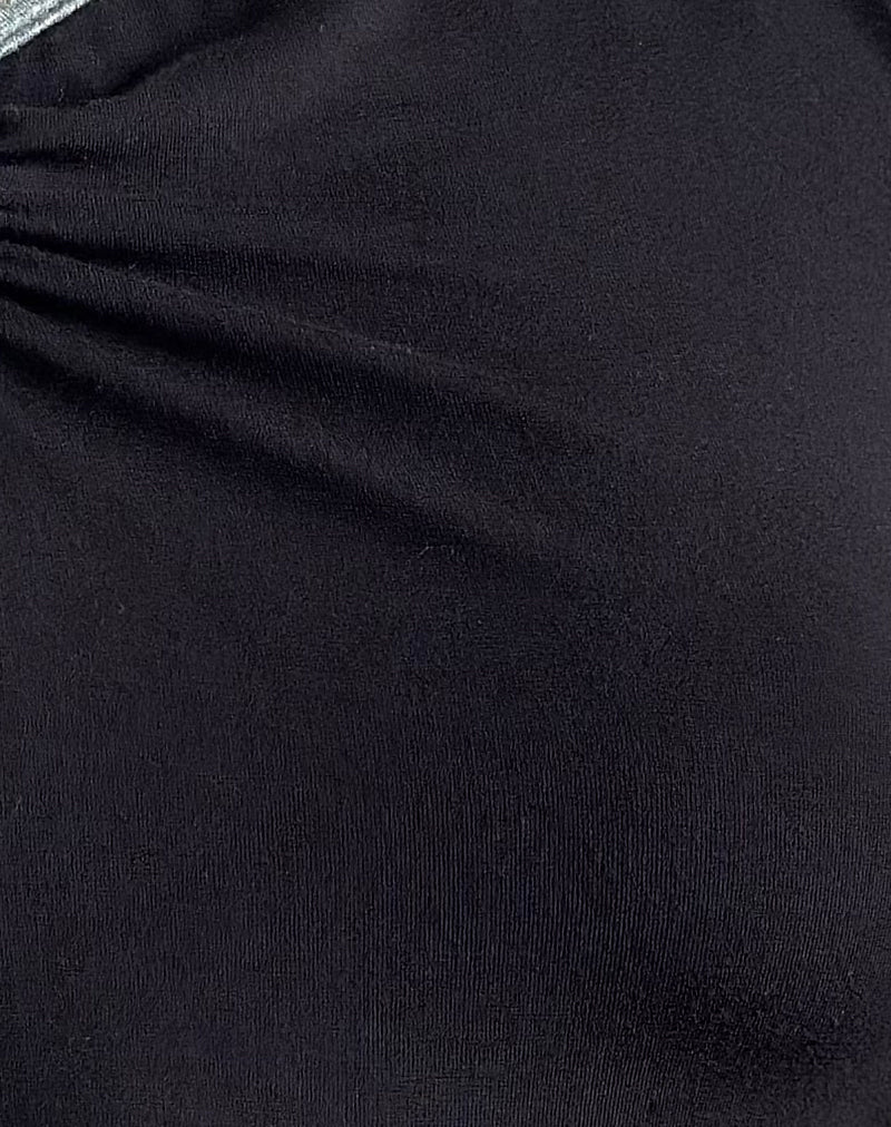 Sharena O Ring Vest Top in Black - Image 6
