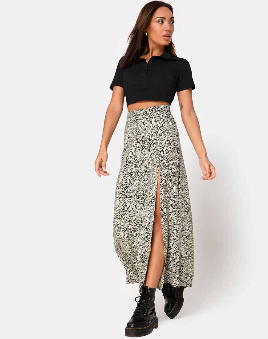 Shayk Maxi Skirt in Mini Jaguar - Image 3