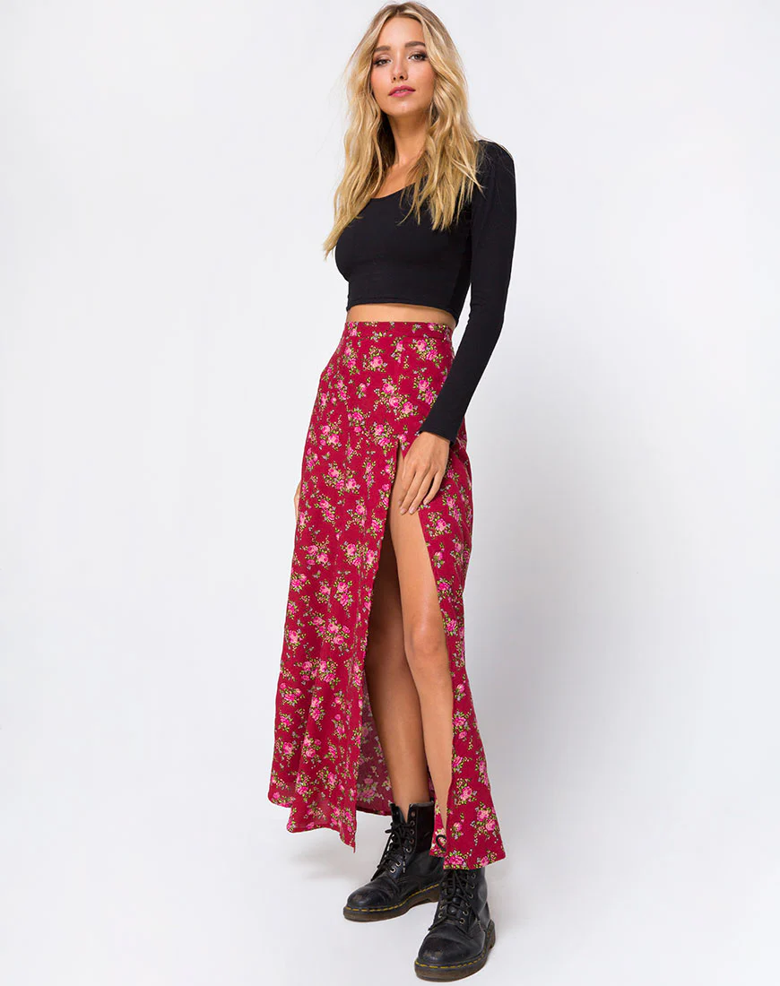 Shayk Skirt in Soheila Floral - Image 3