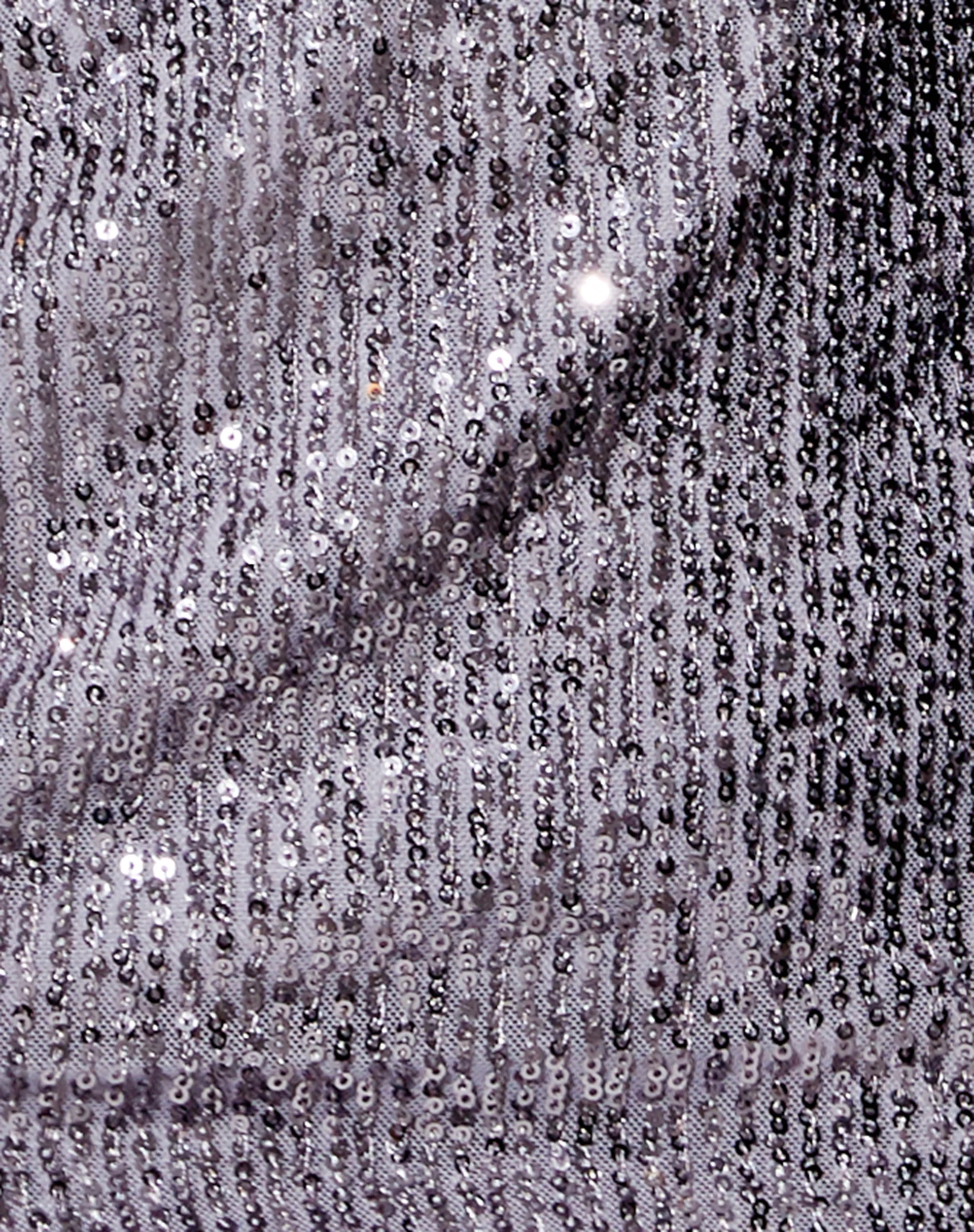 Shenka Skirt in Drape Sequin Silver - Image 6