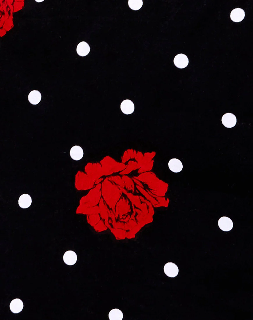 Sheny Mini Skirt in Cuban Rose - Image 5