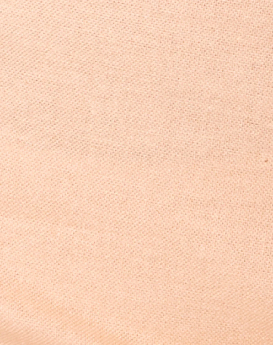Sheny Mini Skirt in Soft Cantaloupe - Image 5