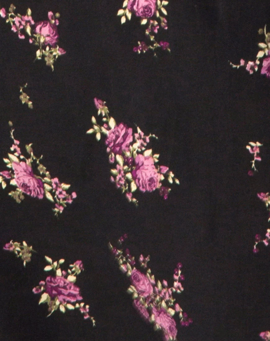 Sheny Skirt in Sohey Rose Black - Image 5