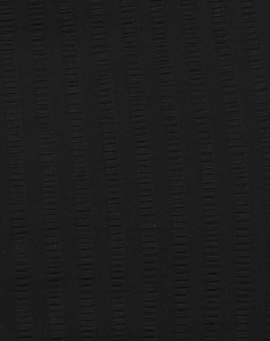 Shimmie Bodycon Dress in Black - Image 5