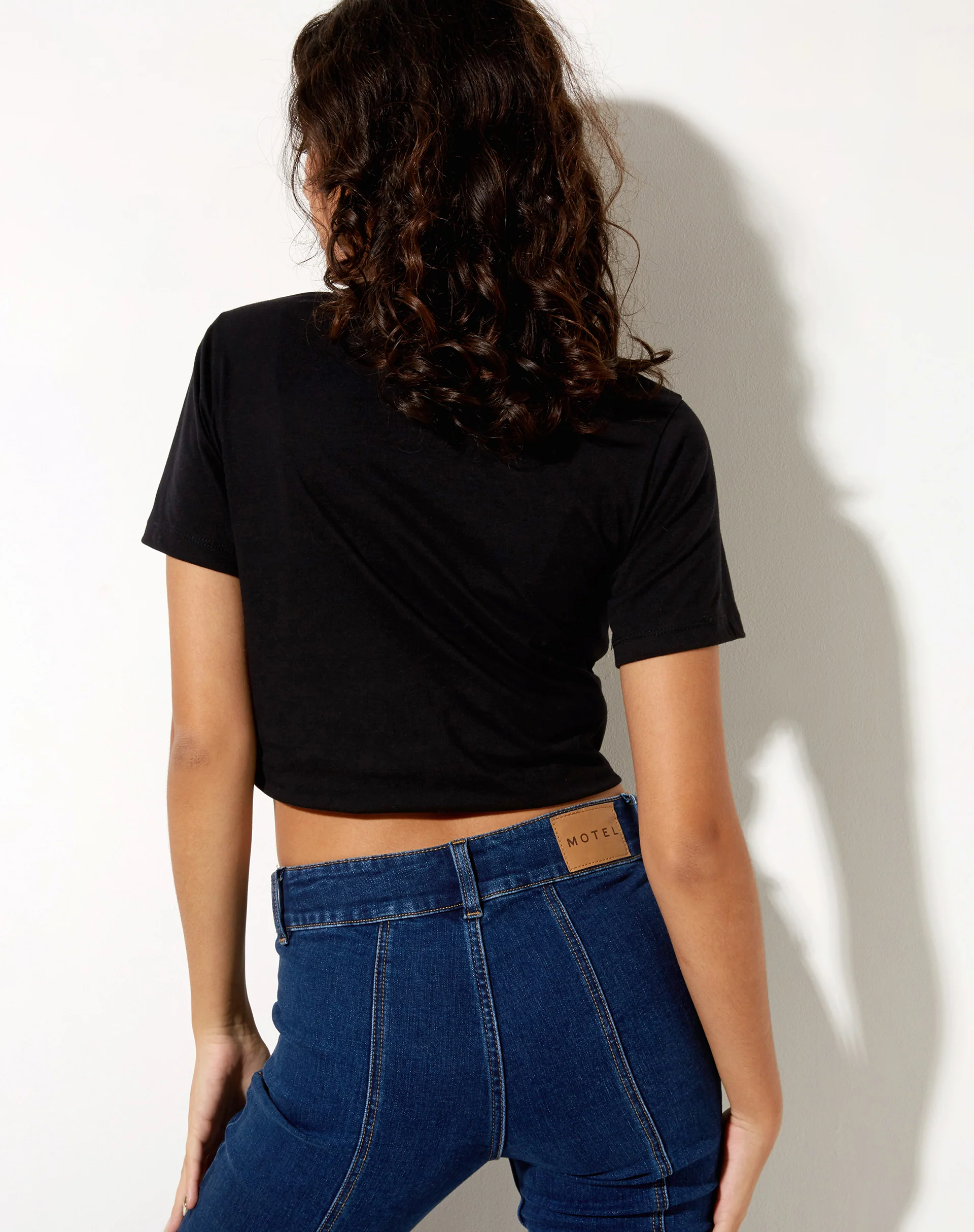 Shrunk Tee in Black Bad Habits - Image 2