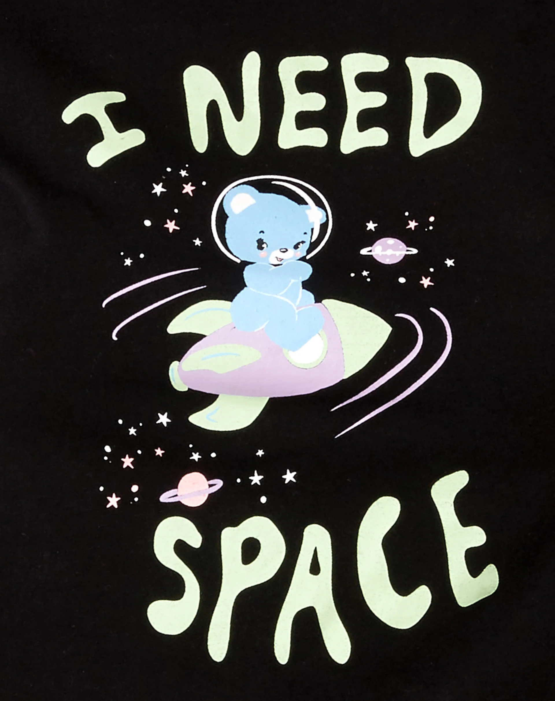 Shrunk Tee in Black I Need Space - Image 6
