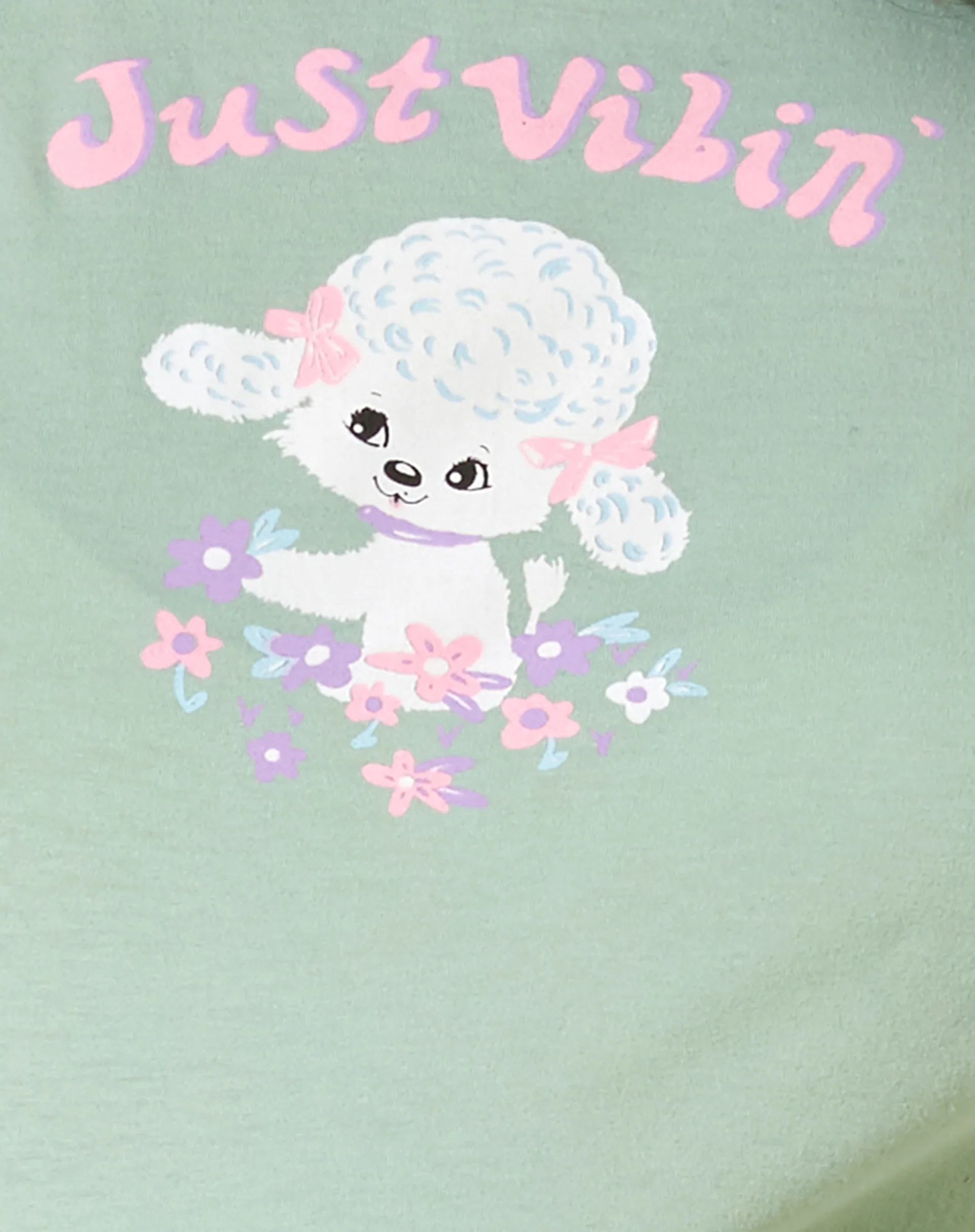 Shrunk Tee in Lido Green Just Vibin - Image 6