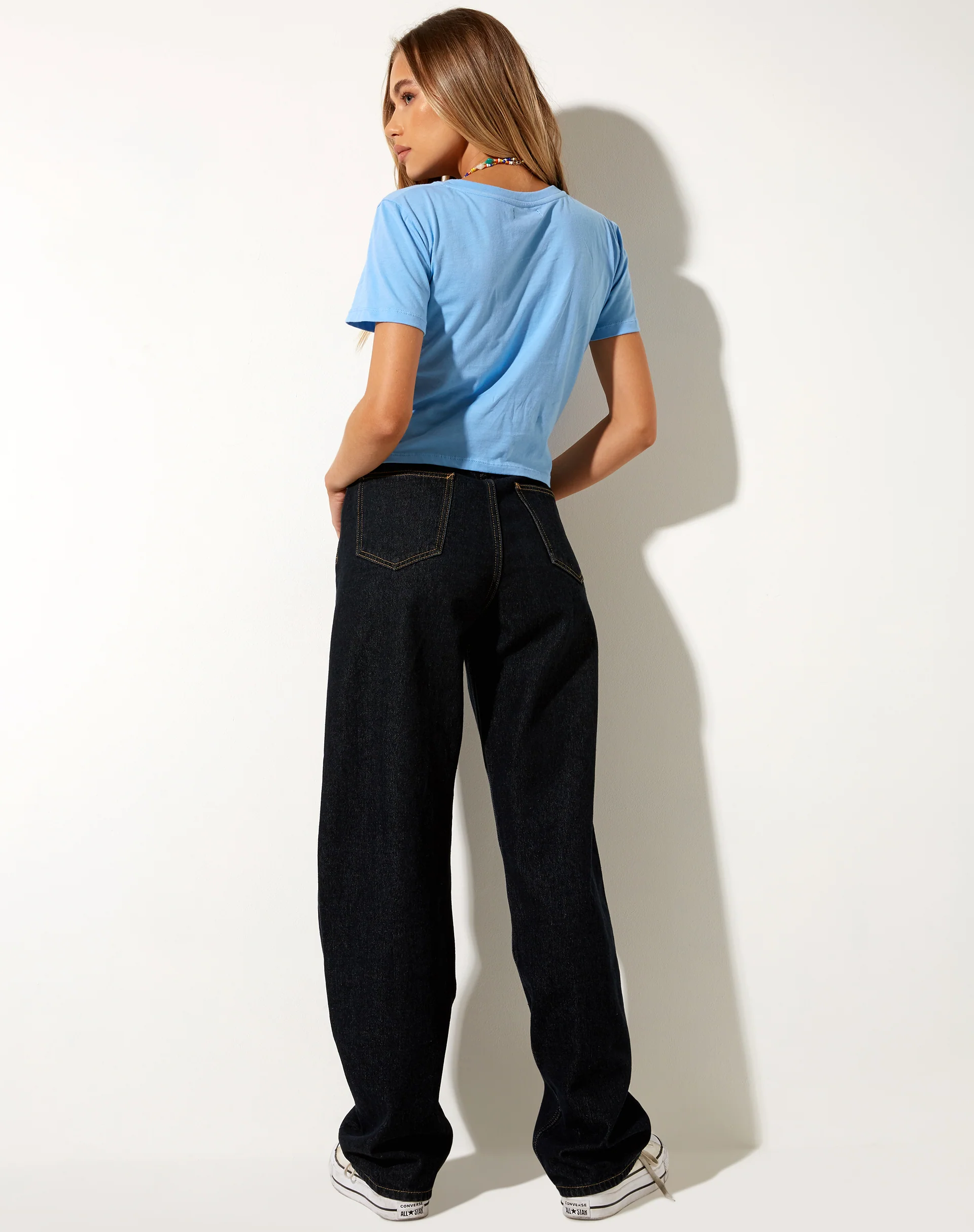 Shrunk Tee in Ocean Blue Squeeze Me - Image 4