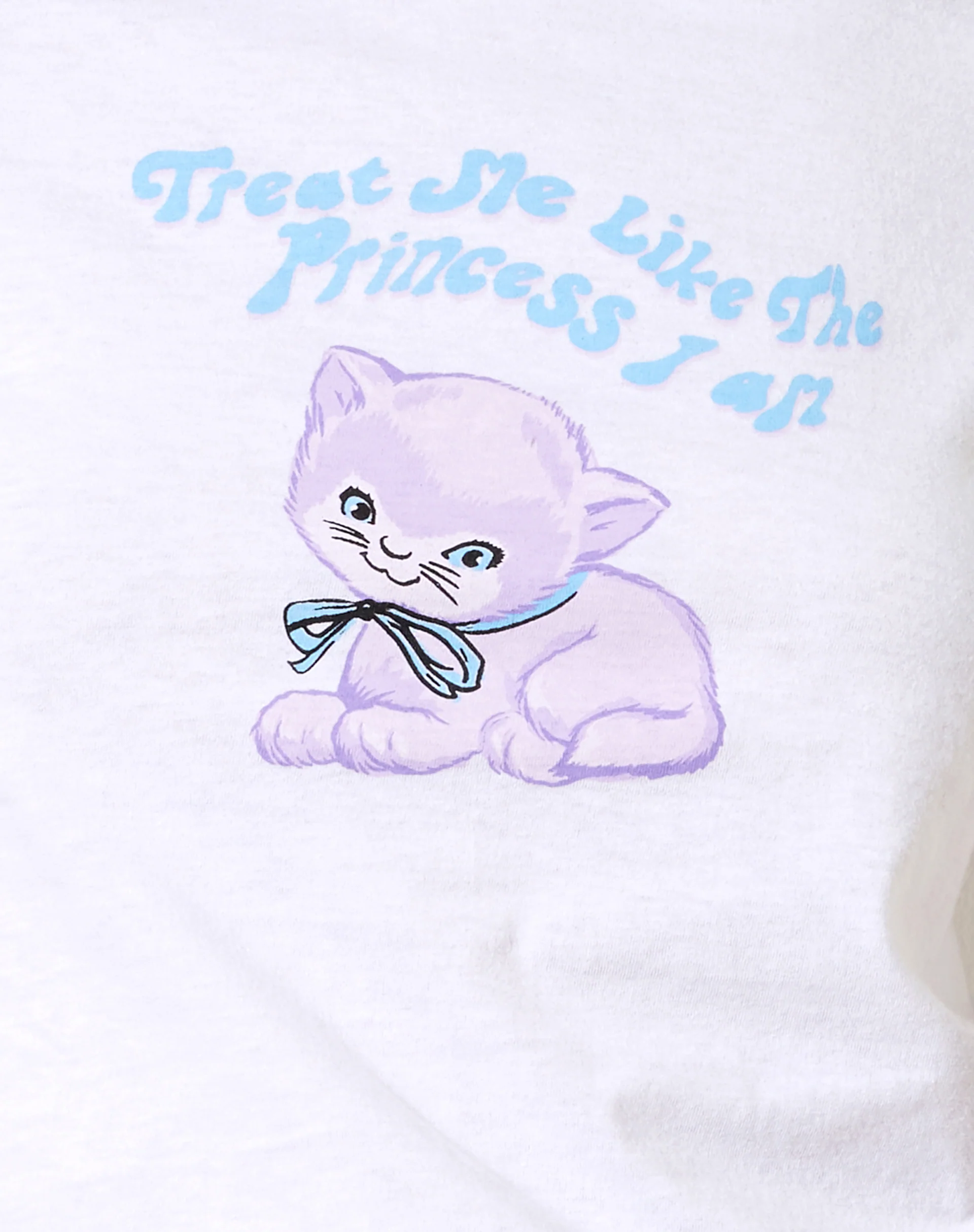 Shrunk Tee in White Dreamy Kittens - Image 6