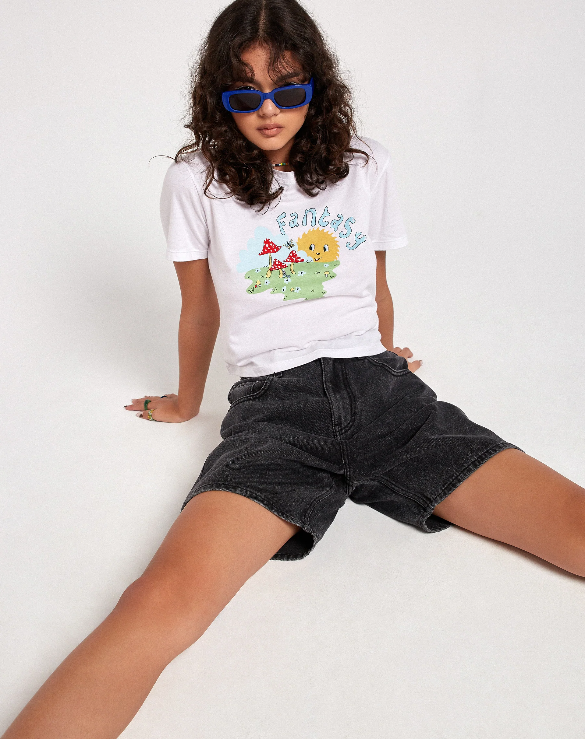 Shrunk Tee in White Fantasy - Image 2