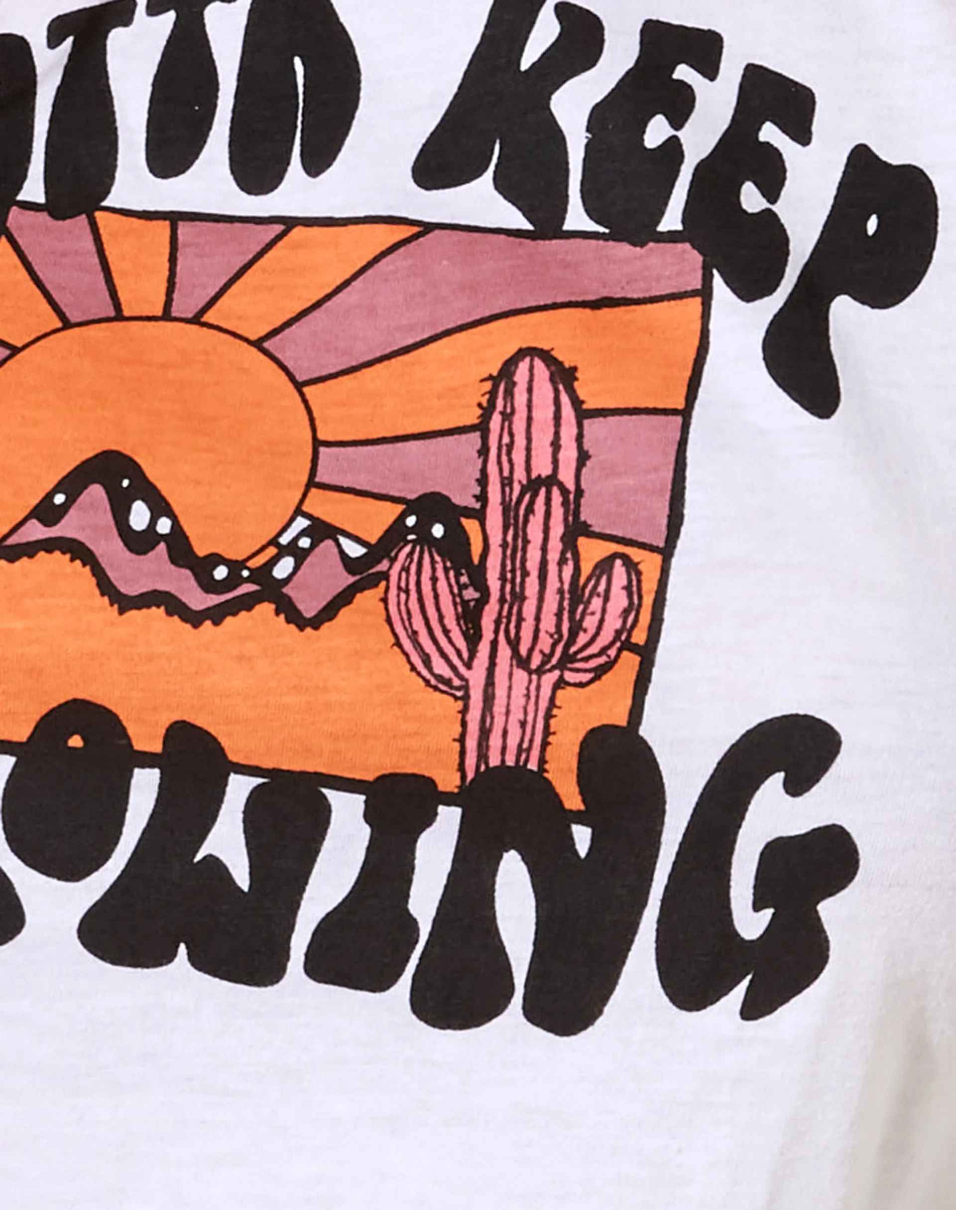 Shrunk Tee in White Gotta Keep Growing - Image 7