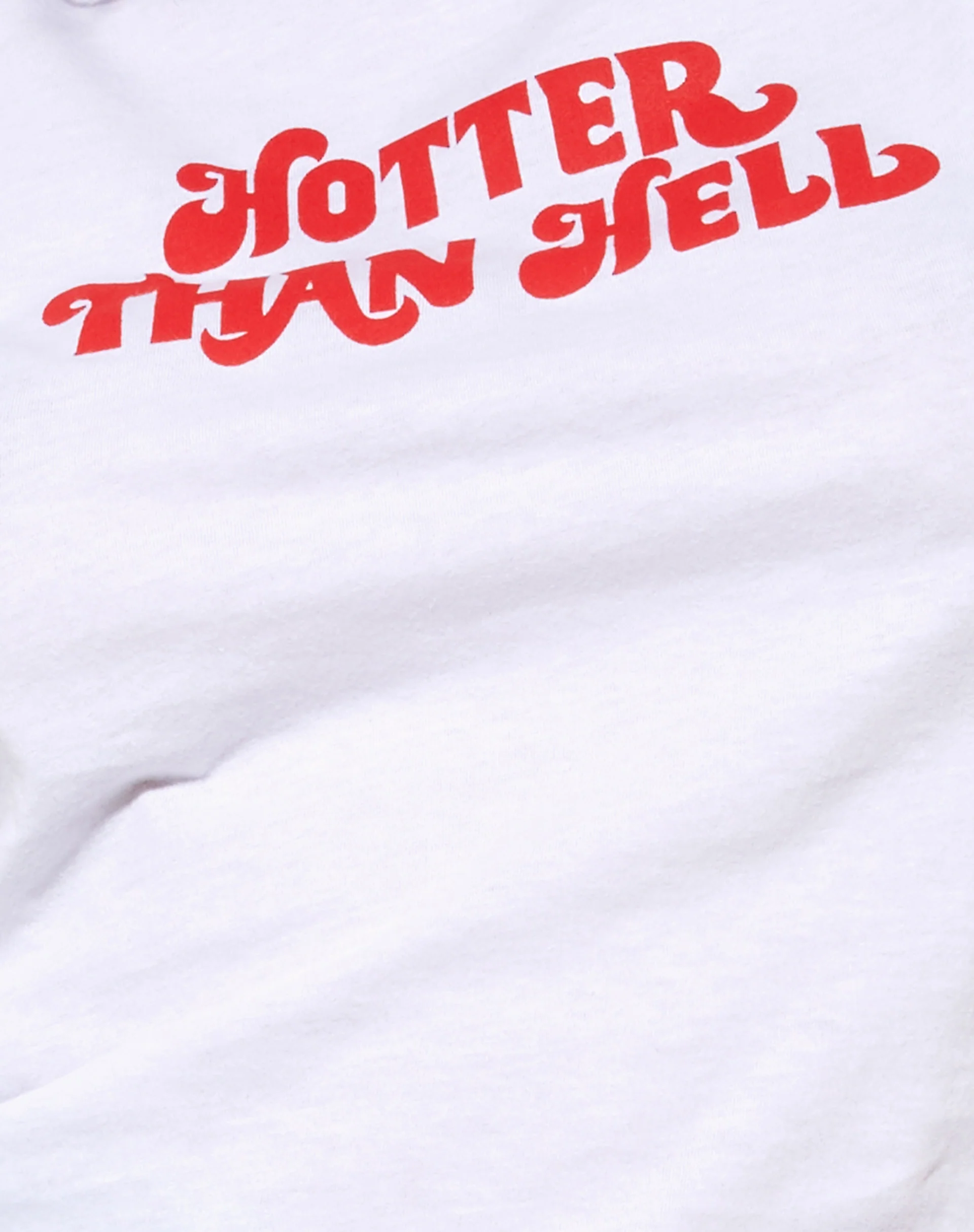 Shrunk Tee in White Hotter Than Hell - Image 6