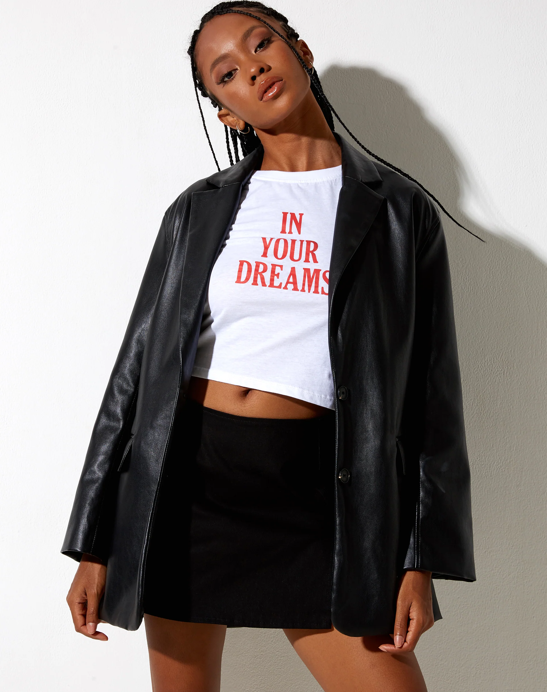 Shrunk Tee in White in Your Dreams - Image 4
