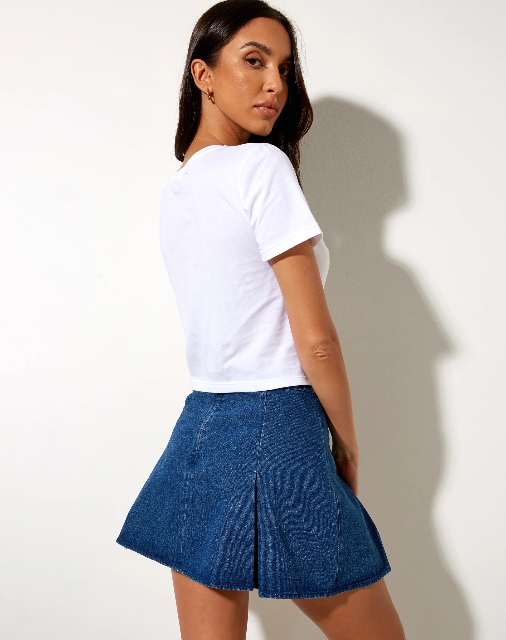 Shrunk Tee in White Wild Soul - Image 2