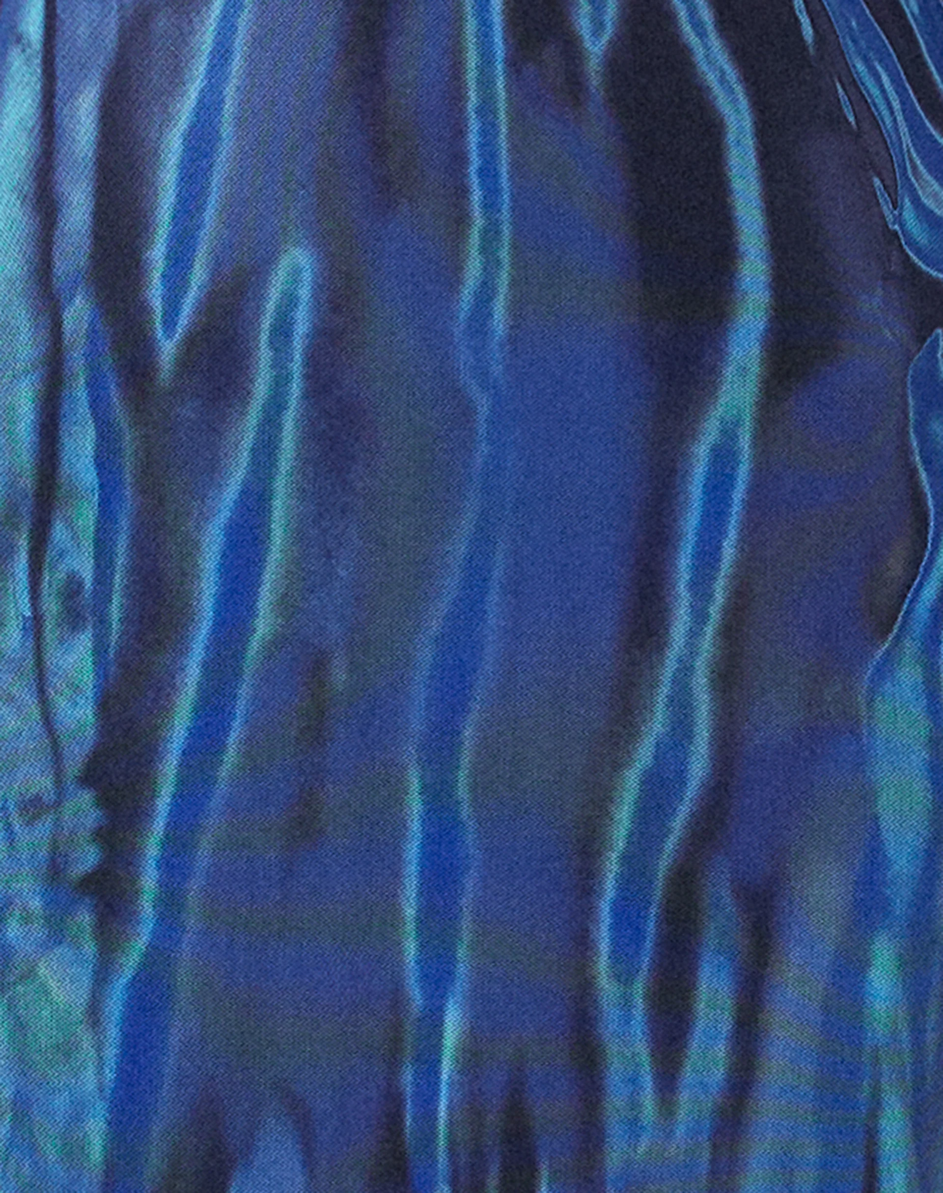 MOTEL X JACQUIE Shuro Midi Dress in Colour Bleed Blue - Image 8