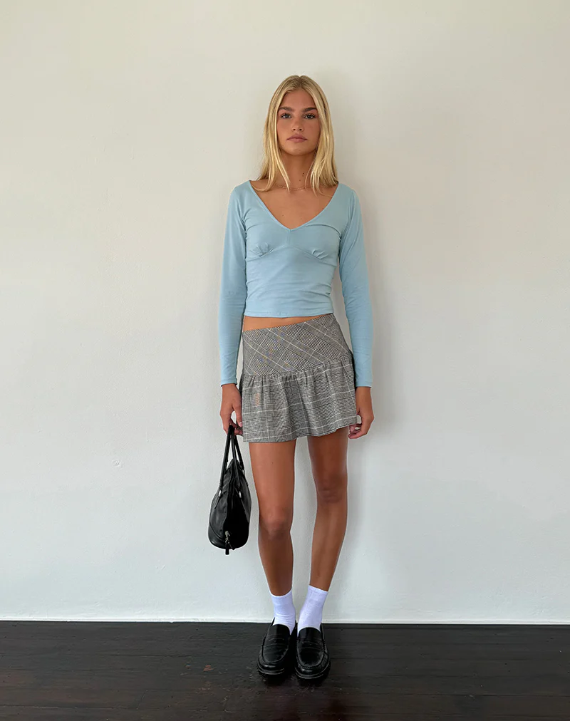 Sisil Long Sleeve Top in Nantucket Blue - Image 5