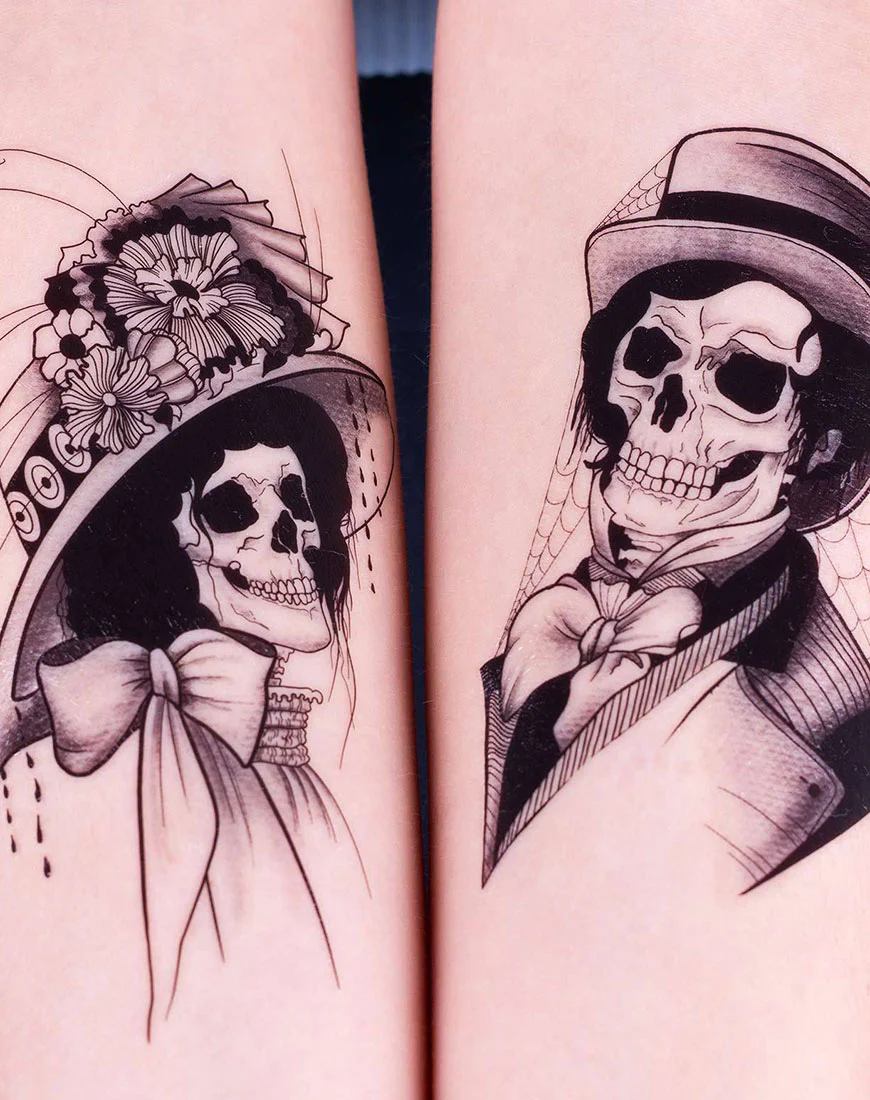 Skull Transfer Set in Black by Shrine - Image 2
