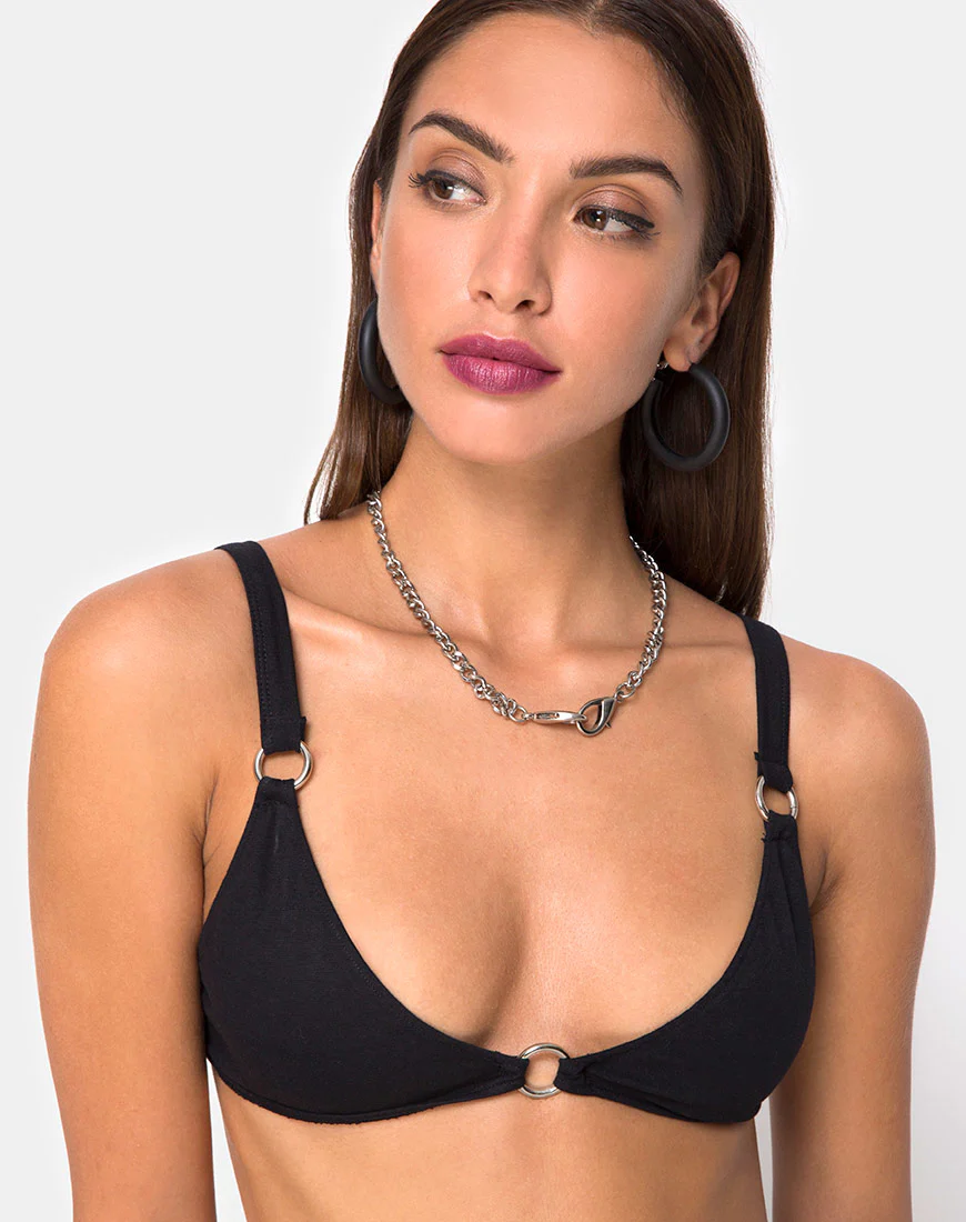 Soja Bralet in Black - Image 2