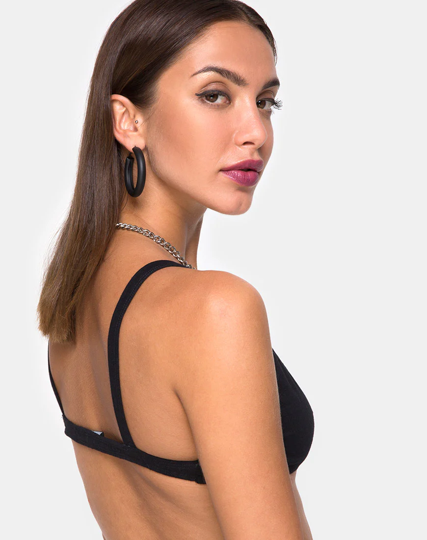 Soja Bralet in Black - Image 3