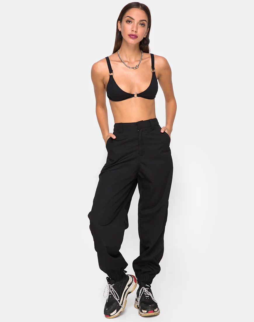 Soja Bralet in Black - Image 4