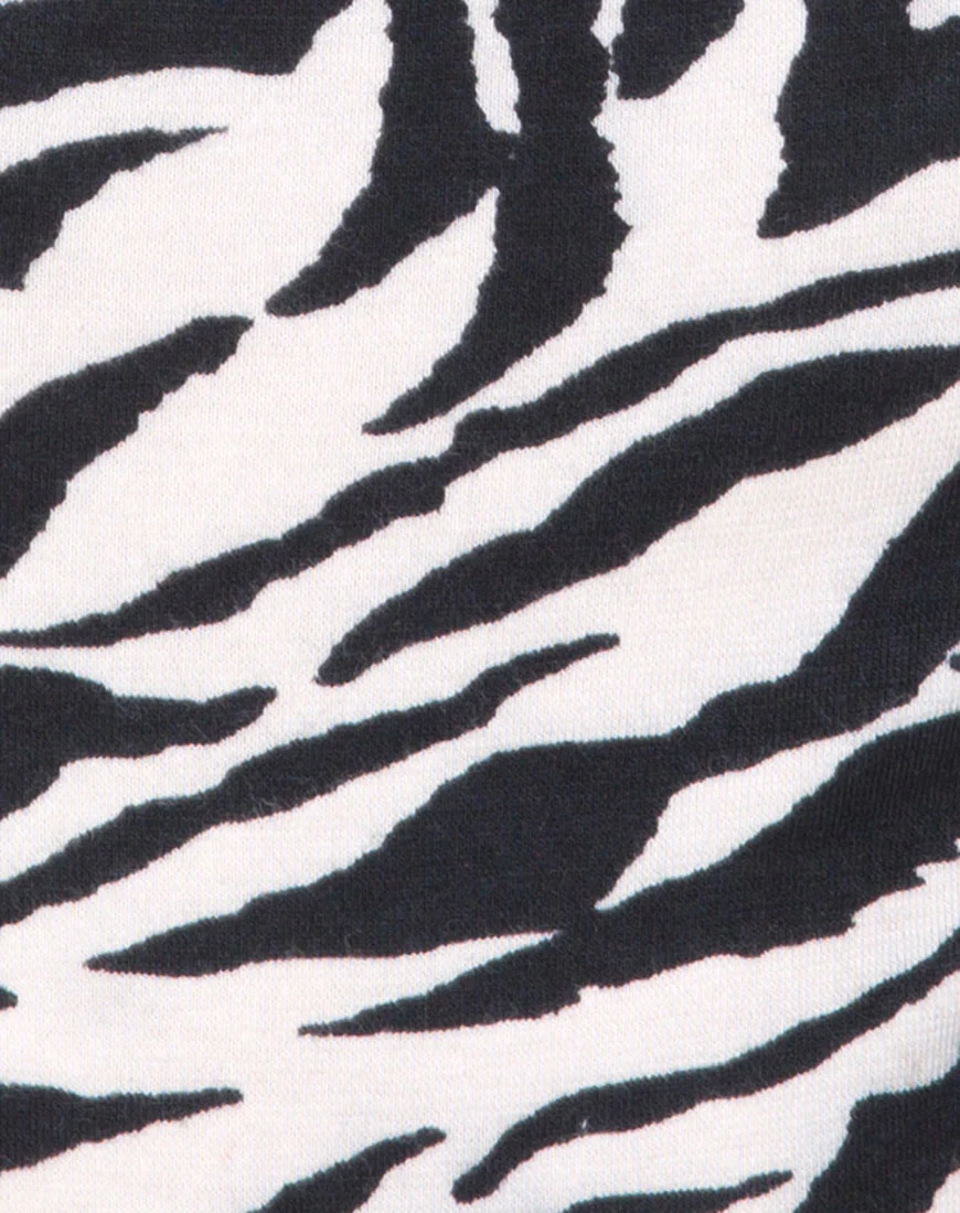 Sol Bodice in 90's Zebra - Image 5