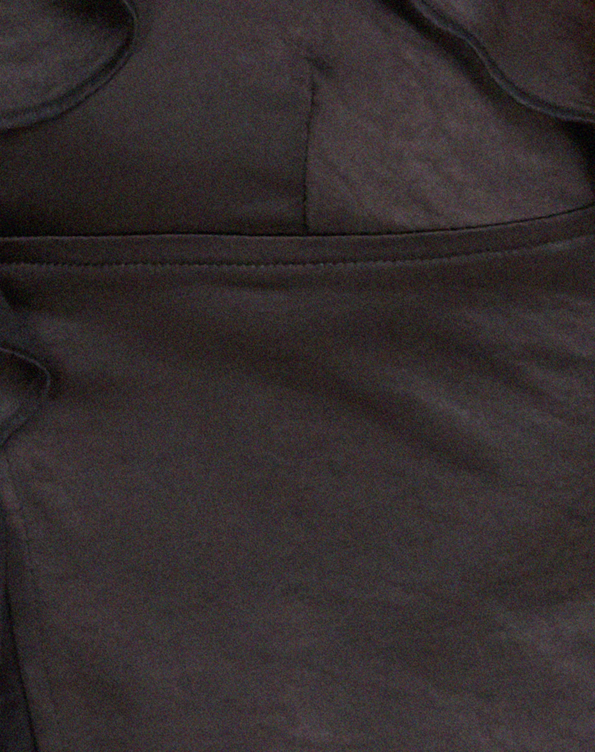 Soleil Halterneck Crop Top in Satin Black - Image 6