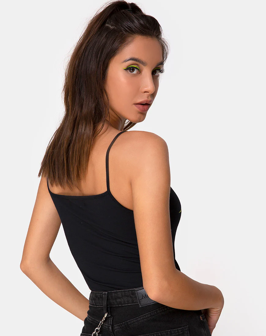 Solemo Bodice in Black with Green Tribal - Image 2