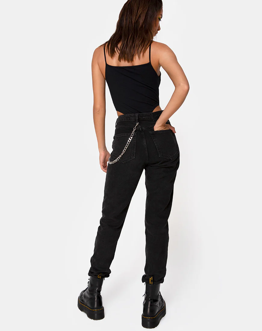 Solemo Bodice in Black with Green Tribal - Image 4