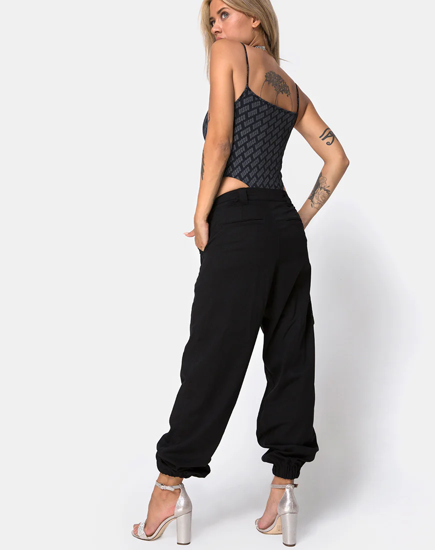 Solemo Bodice in Diagonal Disco Silver - Image 5