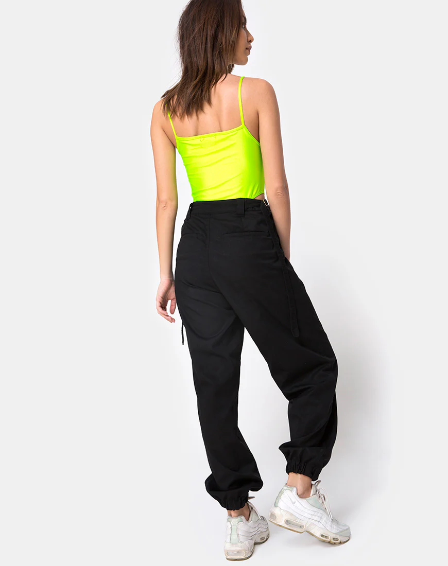 Solemo Bodice in Nylon Green Motel - Image 4