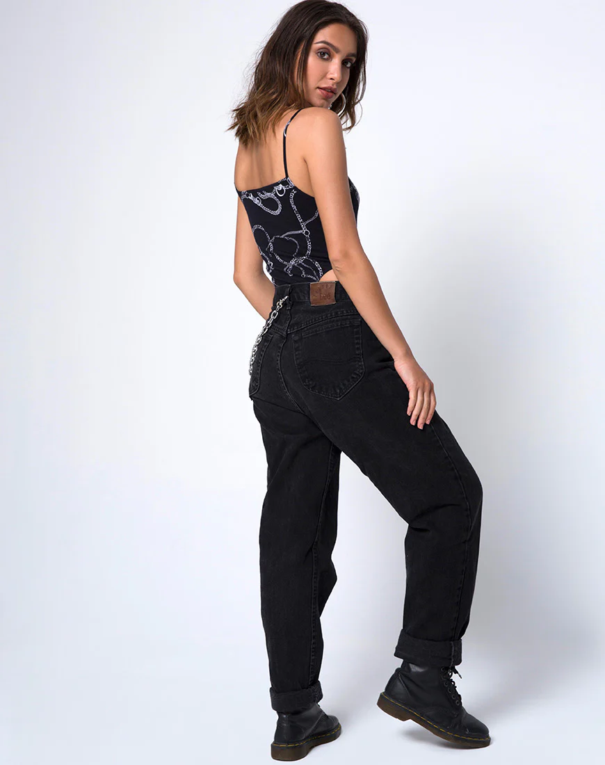 Solemo Cutout Bodice in Chain - Image 4
