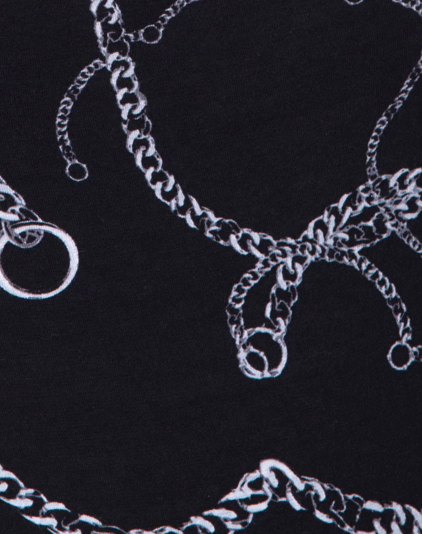 Solemo Cutout Bodice in Chain - Image 5