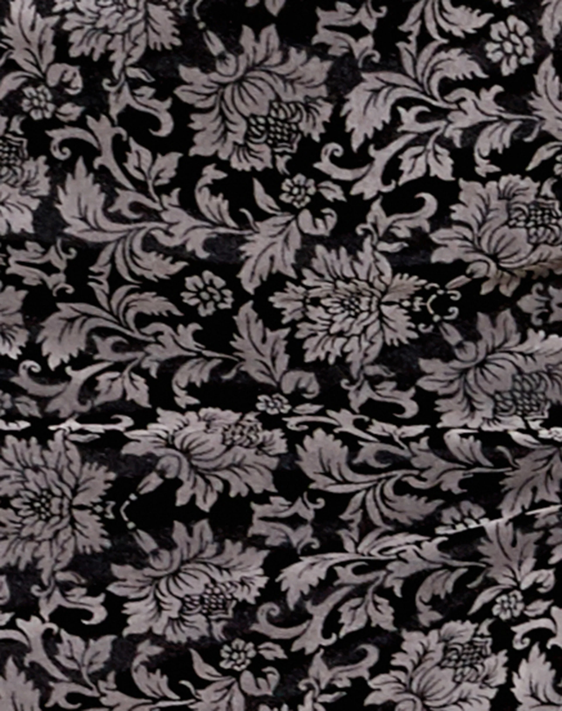Somi Mini Skirt in Brocade Grey Flock - Image 5
