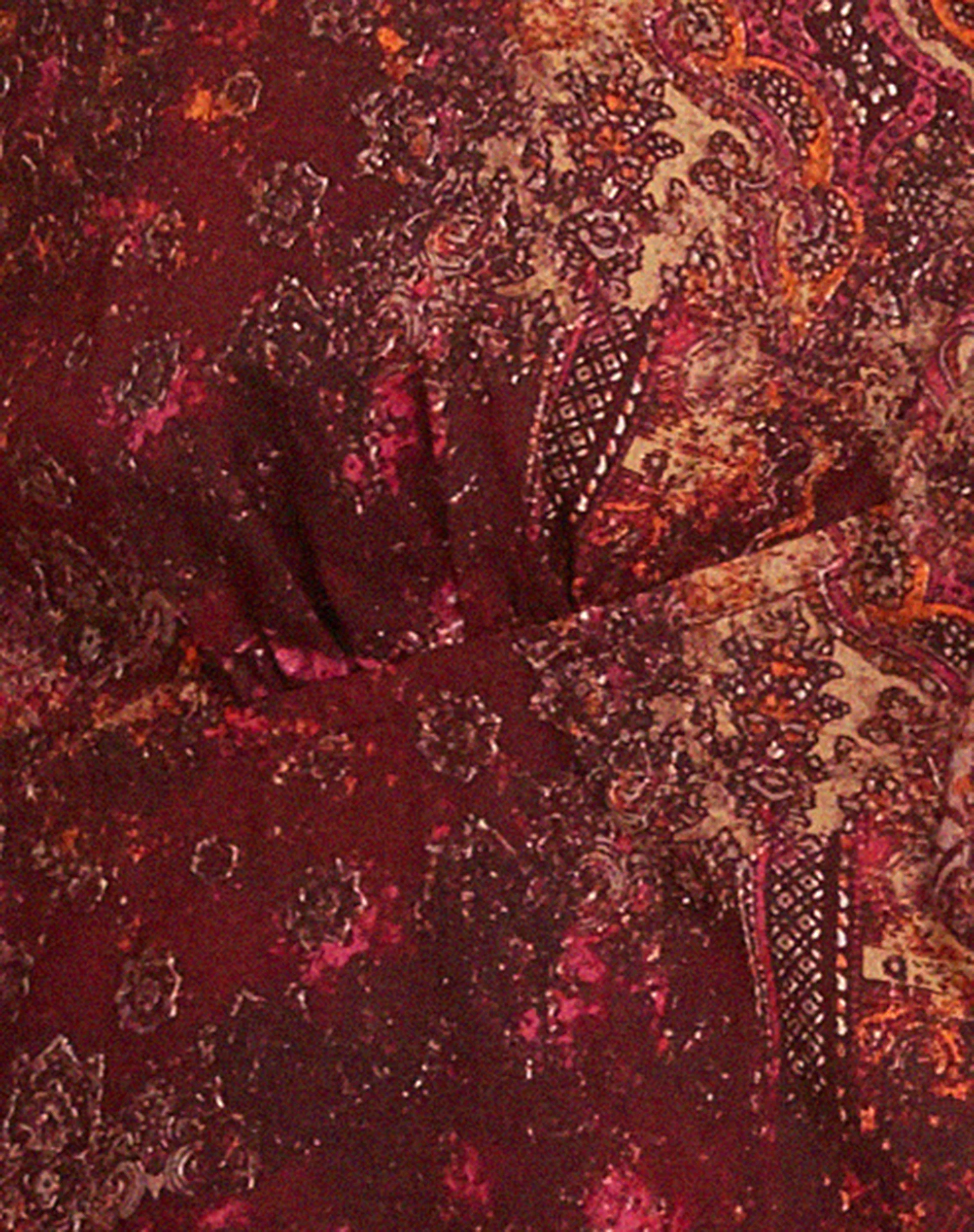 Soren Cami Top in Abstract Paisley Red - Image 6