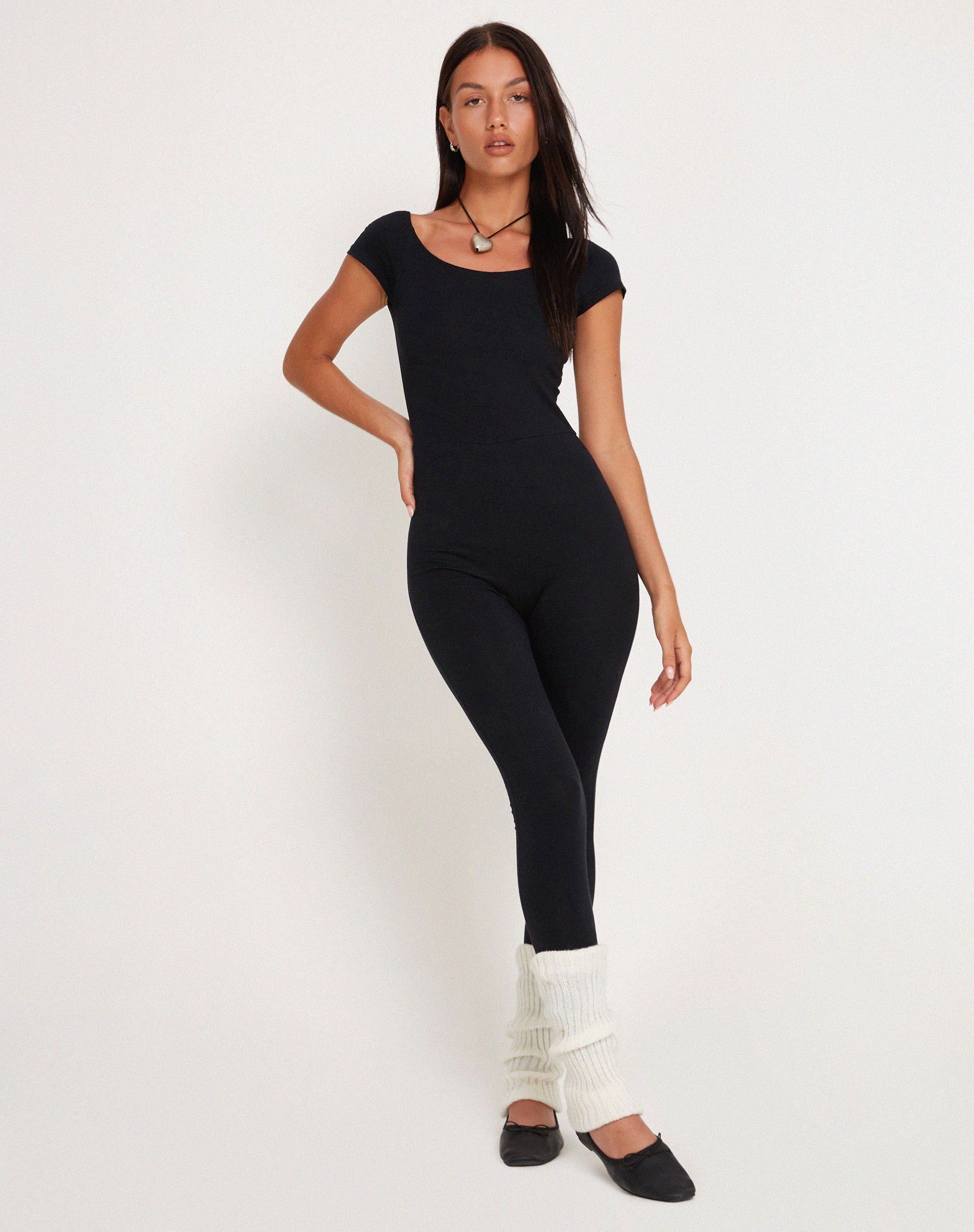 Sovana Unitard in Black - Image 3