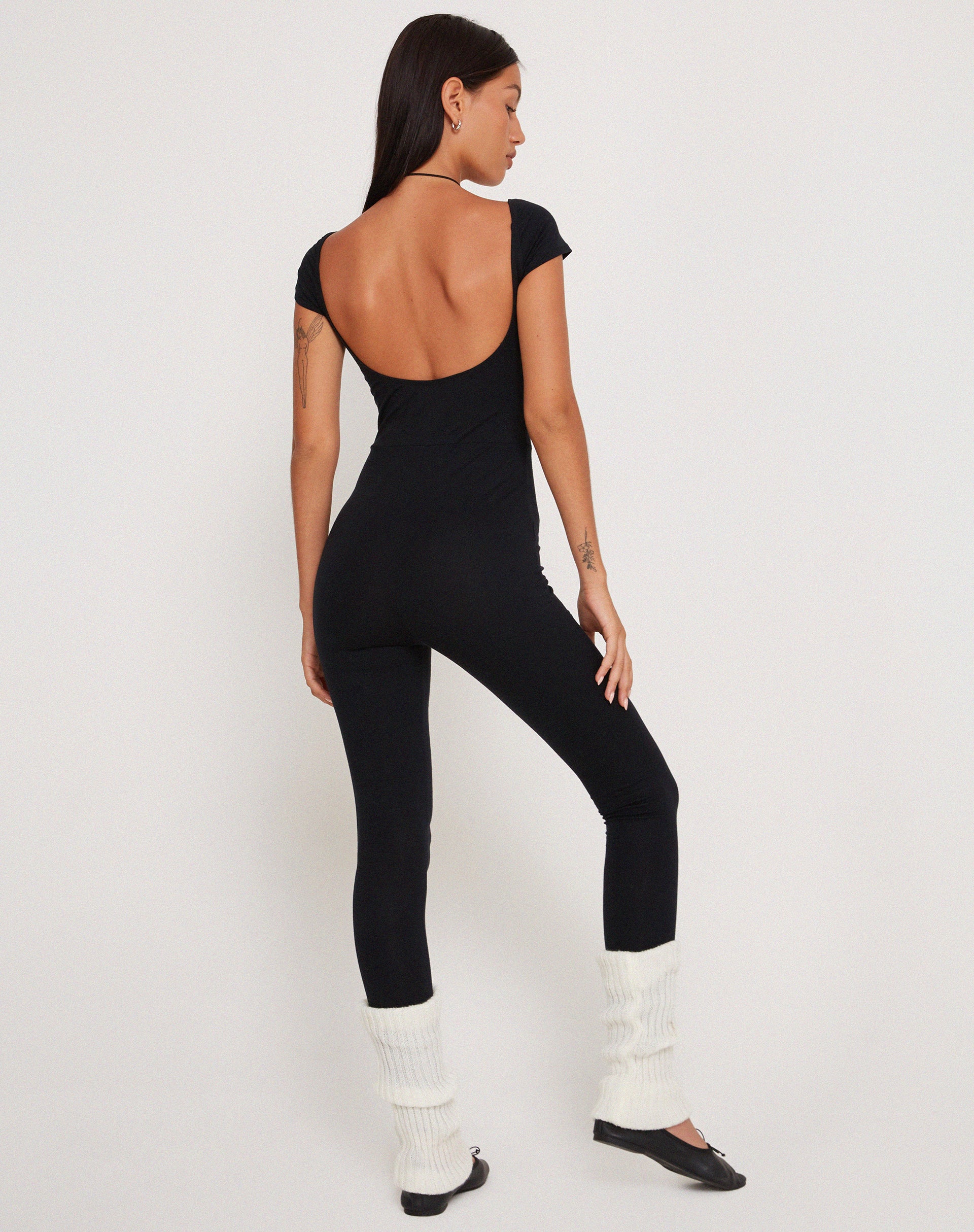 Sovana Unitard in Black - Image 4