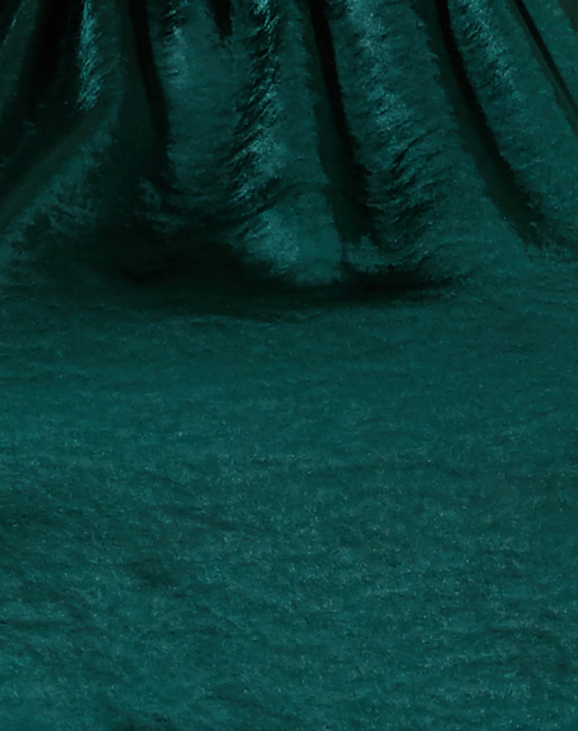 Spence Top in Satin Forest Green - Image 5