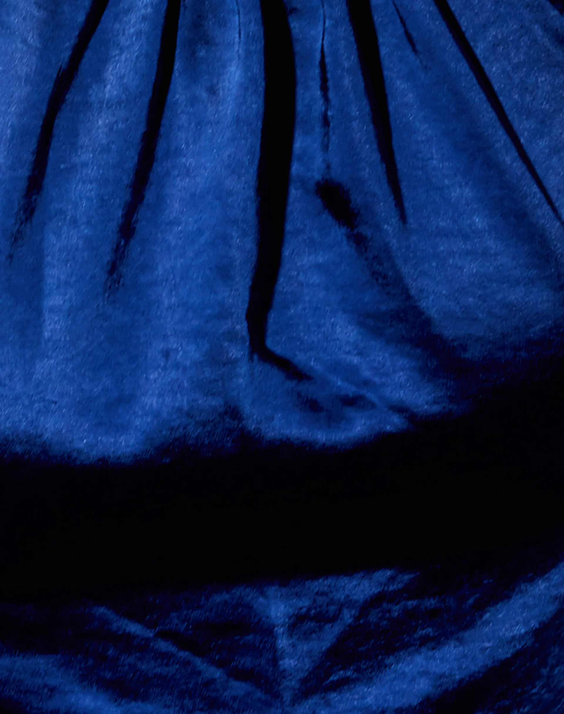 Spence Top in Satin Midnight Blue - Image 8