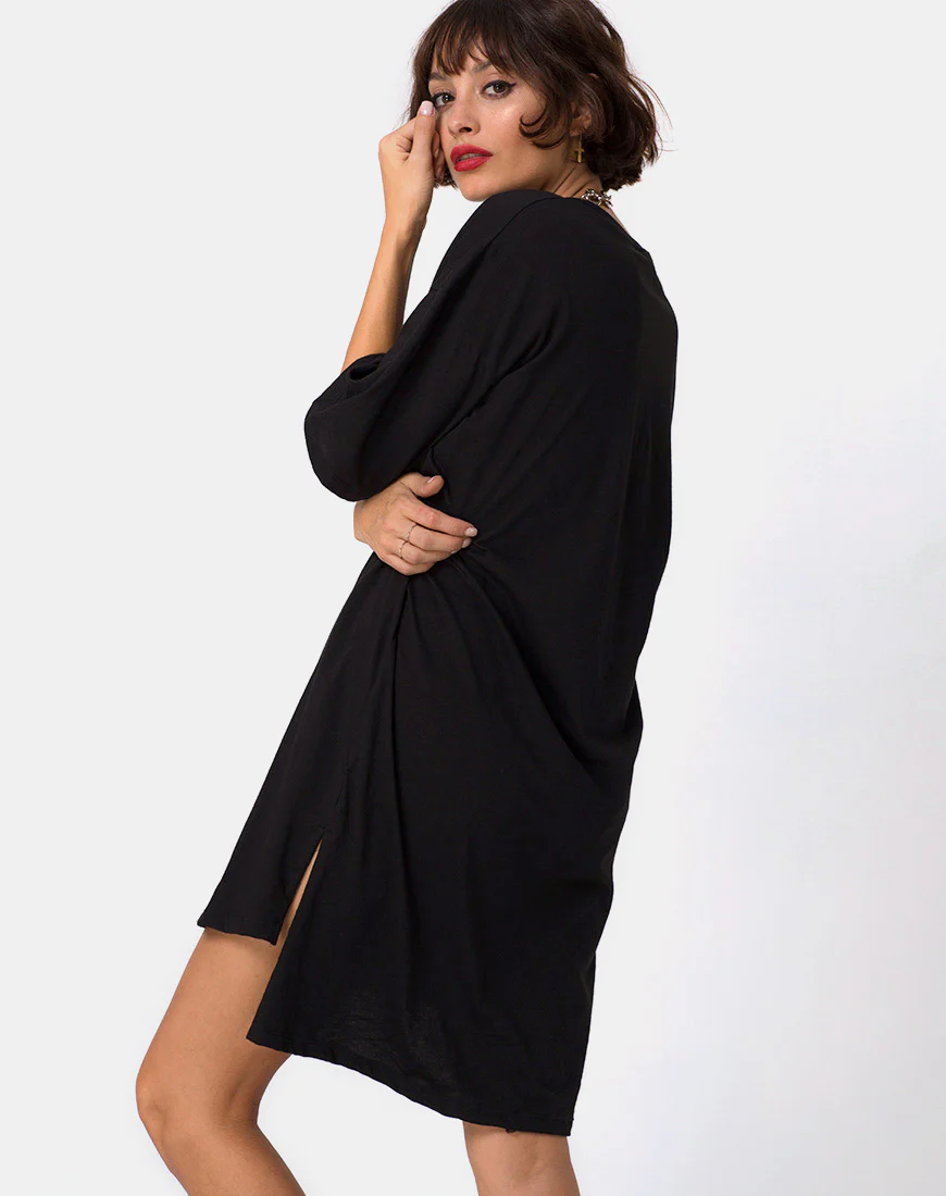 Step Hem 'Art Expression' Oversized T-Shirt Dress - Image 2