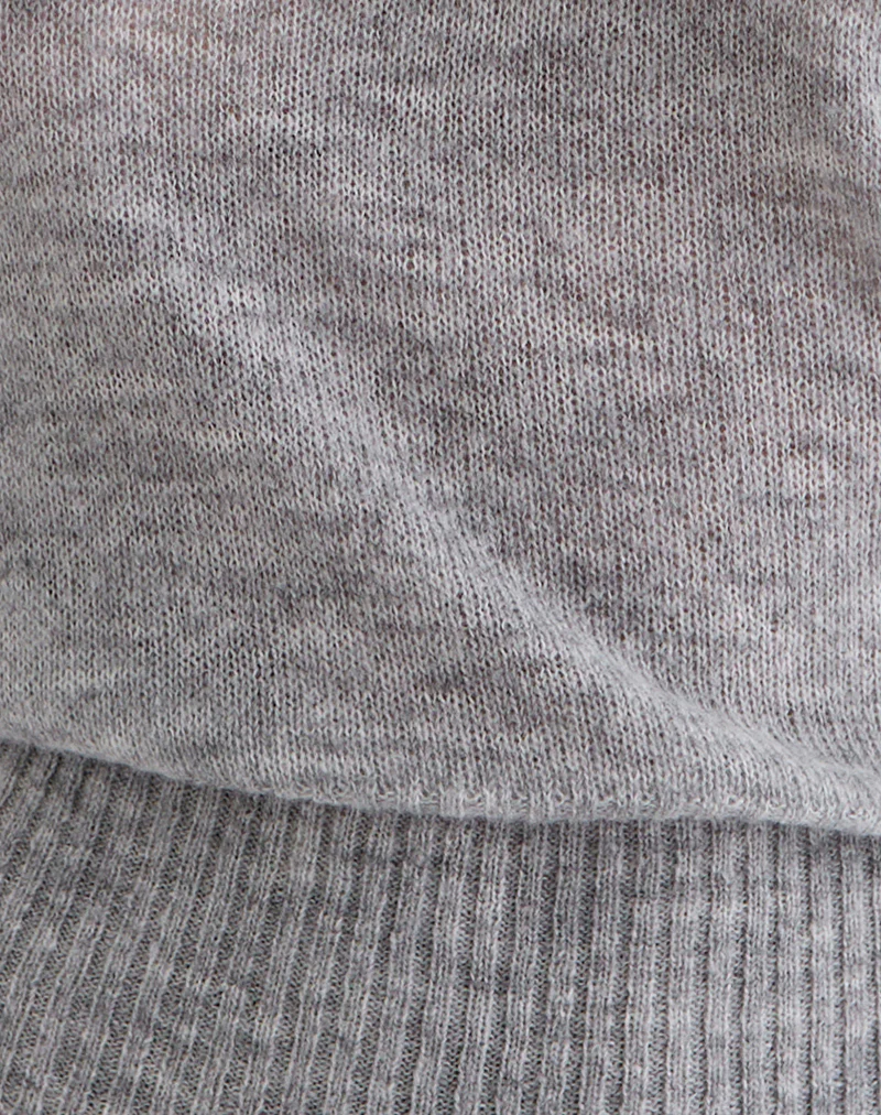 Suena Asymmetric Jumper in Grey - Image 7