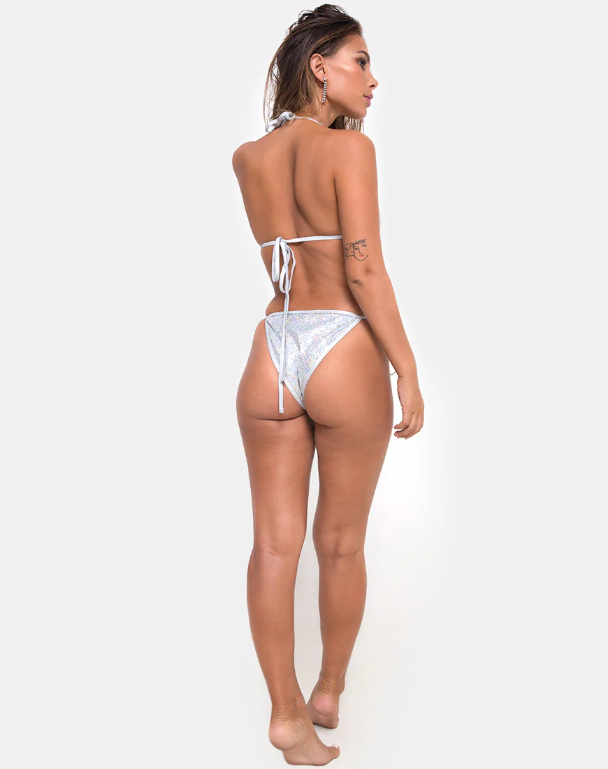 Sugar Rush Bikini Bottom in Sequin Diamond Shine - Image 4