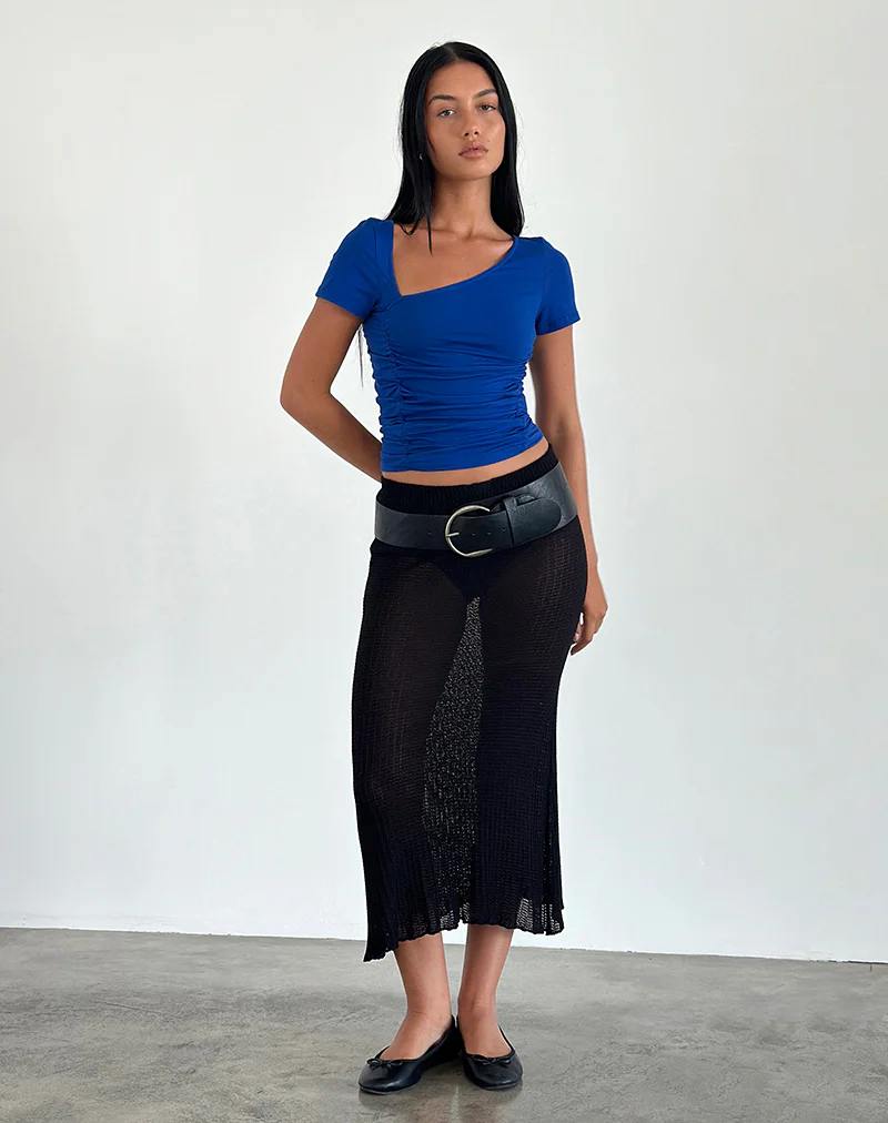 Sunbeya Asymmetric Top in Cobalt - Image 2