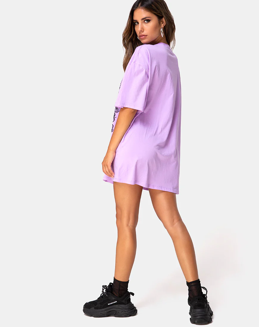 Sunny Kiss Tee in Lilac All of My Bones - Image 4