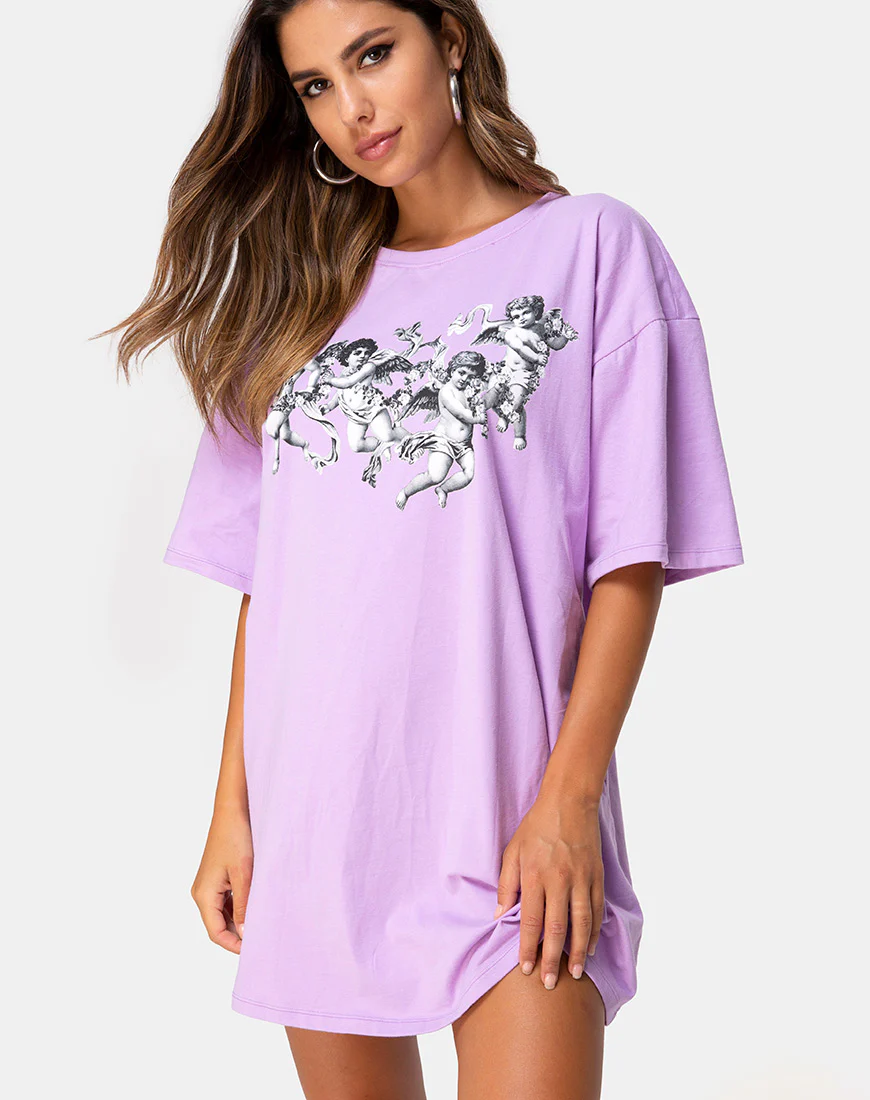 Sunny Kiss Tee in Lilac Cherub - Image 2